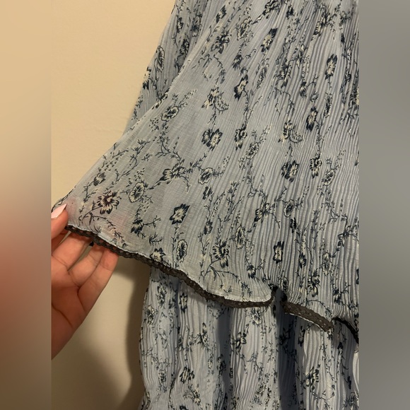 Anthropologie Let Me Be Tiered Floral Maxi Skirt size XL - Picture 5 of 7